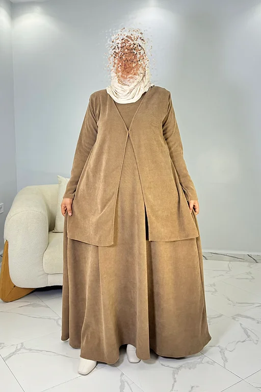 (Promo) Hijab Maternité Curvy Mama in Camel